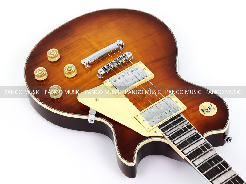 PANGO MUSIC XG Series XLP Custom Electric Guitar with Flamed Maple Top (XLP-118)