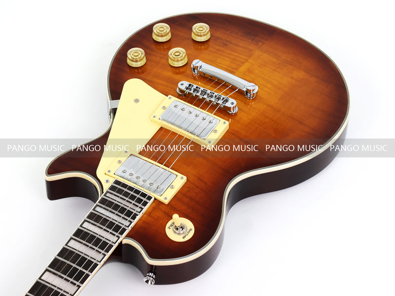 PANGO MUSIC XG Series XLP Custom Electric Guitar with Flamed Maple Top (XLP-118)