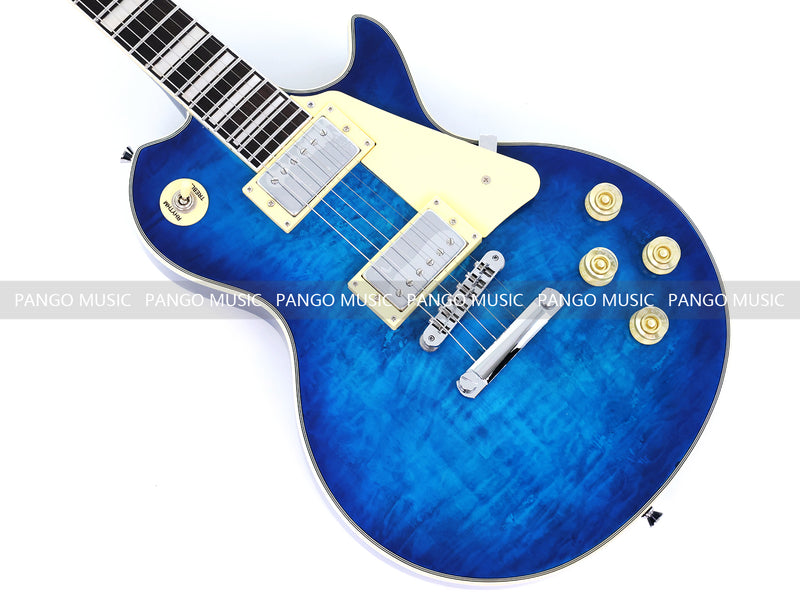 PANGO MUSIC XG Series XLP Custom Electric Guitar with Gloss Blue Finish (XLP-128)