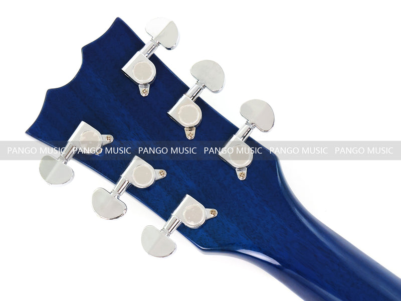PANGO MUSIC XG Series XLP Custom Electric Guitar with Gloss Blue Finish (XLP-128)