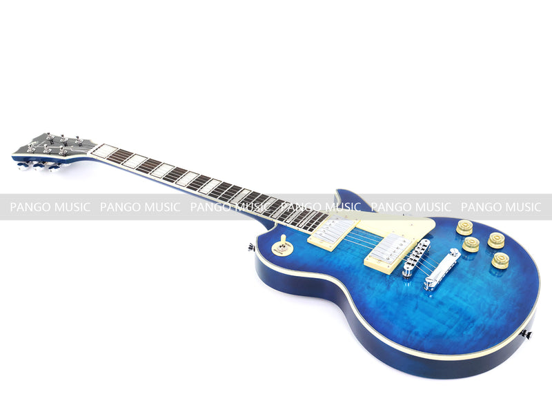 PANGO MUSIC XG Series XLP Custom Electric Guitar with Gloss Blue Finish (XLP-128)