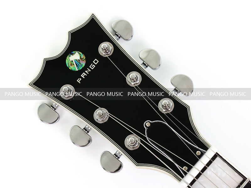 PANGO MUSIC XG Series XLP Custom Electric Guitar with Gloss Metallic Silver Finish (XLP-126)
