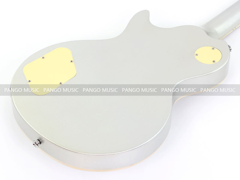 PANGO MUSIC XG Series XLP Custom Electric Guitar with Gloss Metallic Silver Finish (XLP-126)