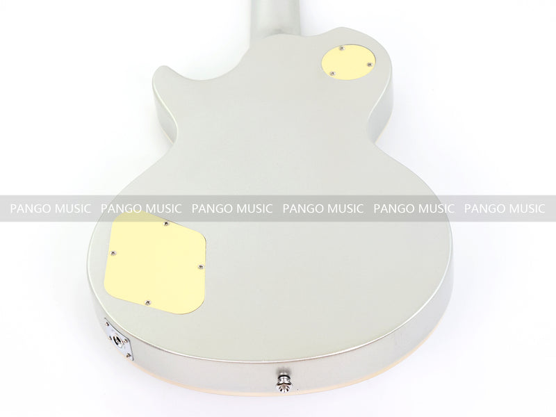 PANGO MUSIC XG Series XLP Custom Electric Guitar with Gloss Metallic Silver Finish (XLP-126)