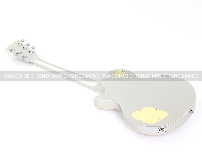 PANGO MUSIC XG Series XLP Custom Electric Guitar with Gloss Metallic Silver Finish (XLP-126)