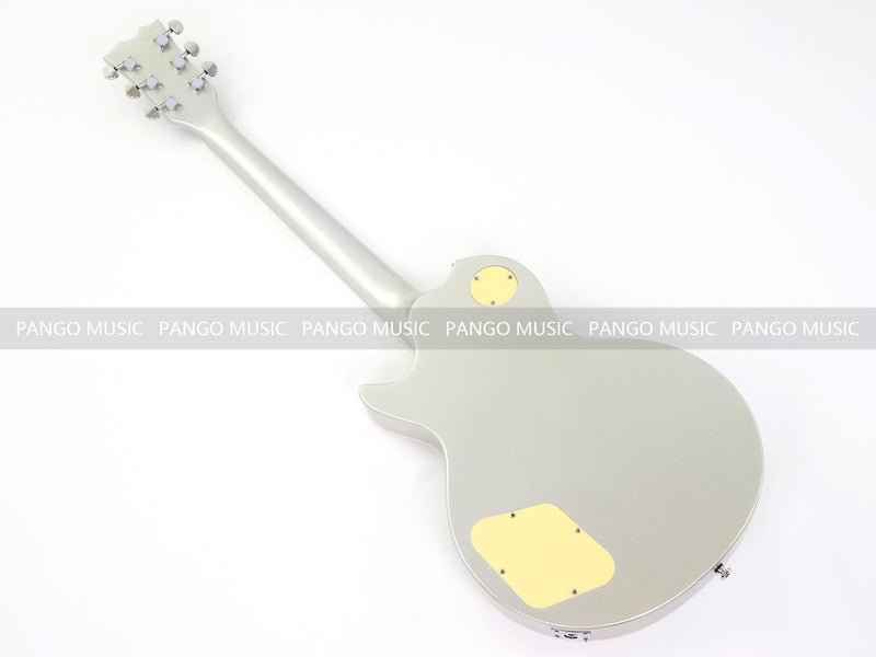 PANGO MUSIC XG Series XLP Custom Electric Guitar with Gloss Metallic Silver Finish (XLP-126)