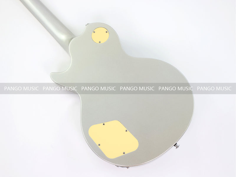 PANGO MUSIC XG Series XLP Custom Electric Guitar with Gloss Metallic Silver Finish (XLP-126)