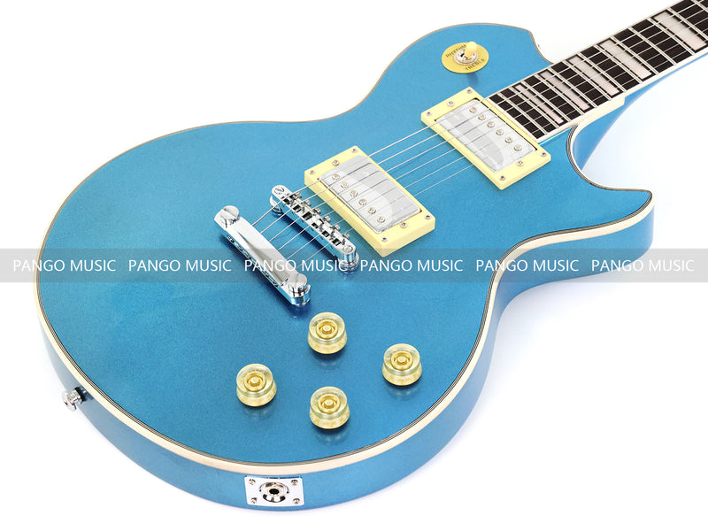 PANGO MUSIC XG Series XLP Custom Electric Guitar with Gloss Metallic Sky Blue Finish (XLP-123)