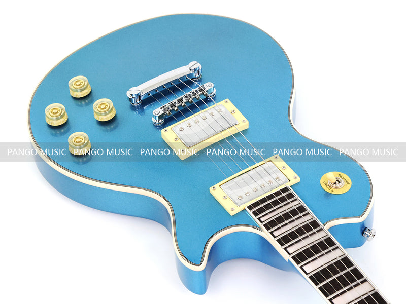PANGO MUSIC XG Series XLP Custom Electric Guitar with Gloss Metallic Sky Blue Finish (XLP-123)