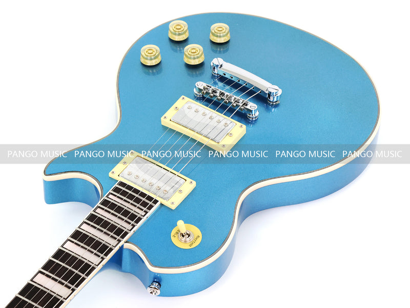 PANGO MUSIC XG Series XLP Custom Electric Guitar with Gloss Metallic Sky Blue Finish (XLP-123)