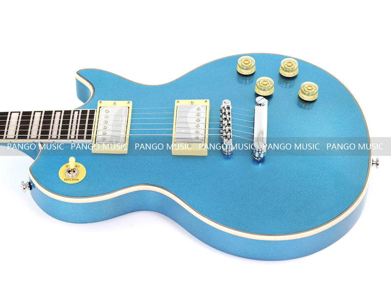 PANGO MUSIC XG Series XLP Custom Electric Guitar with Gloss Metallic Sky Blue Finish (XLP-123)