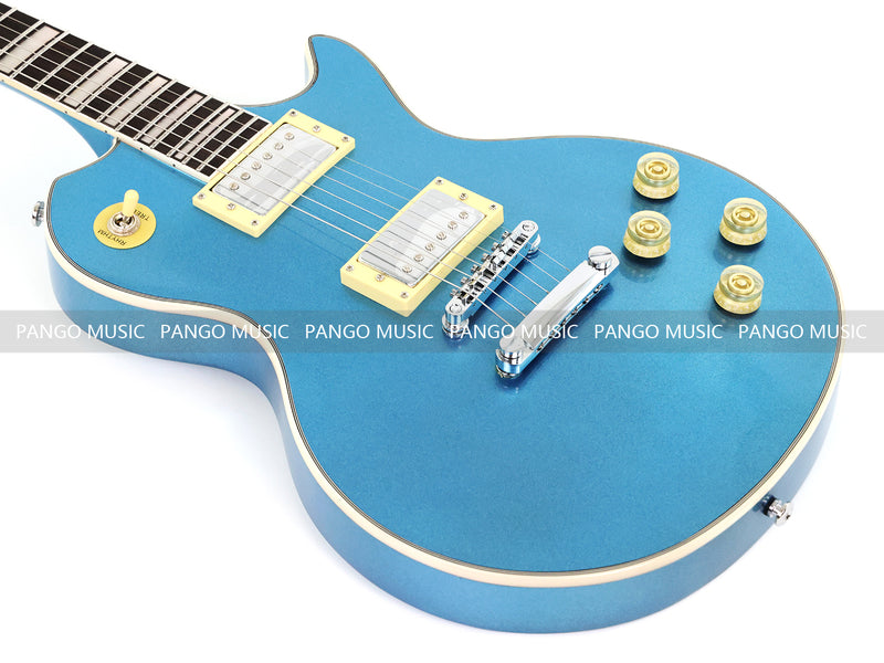 PANGO MUSIC XG Series XLP Custom Electric Guitar with Gloss Metallic Sky Blue Finish (XLP-123)