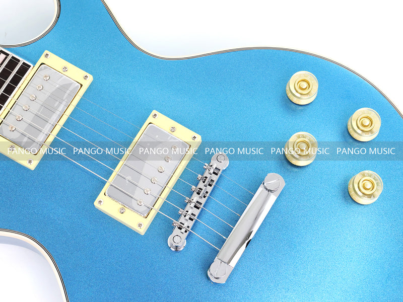 PANGO MUSIC XG Series XLP Custom Electric Guitar with Gloss Metallic Sky Blue Finish (XLP-123)