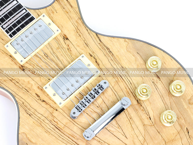 PANGO MUSIC XG Series XLP Custom Electric Guitar with Spalted Maple Top (XLP-105)