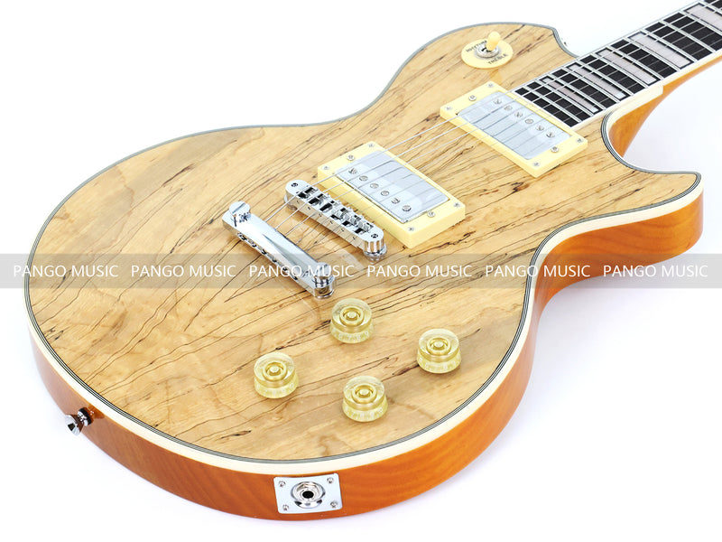 PANGO MUSIC XG Series XLP Custom Electric Guitar with Spalted Maple Top (XLP-105)