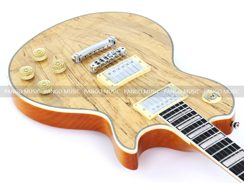 PANGO MUSIC XG Series XLP Custom Electric Guitar with Spalted Maple Top (XLP-105)