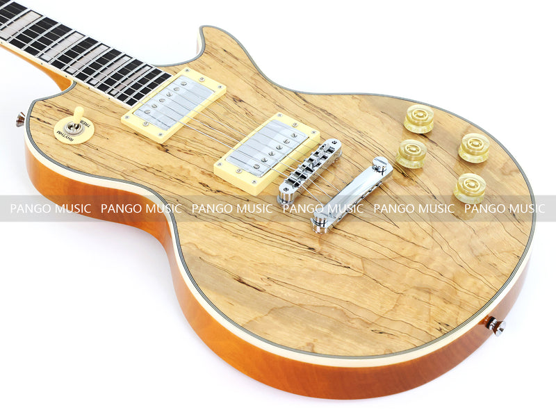 PANGO MUSIC XG Series XLP Custom Electric Guitar with Spalted Maple Top (XLP-105)
