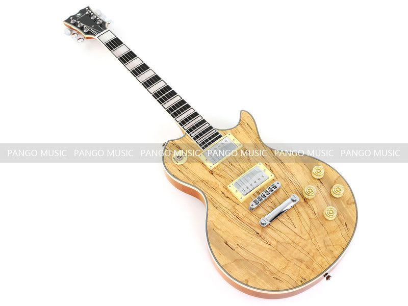 PANGO MUSIC XG Series XLP Custom Electric Guitar with Spalted Maple Top (XLP-105)