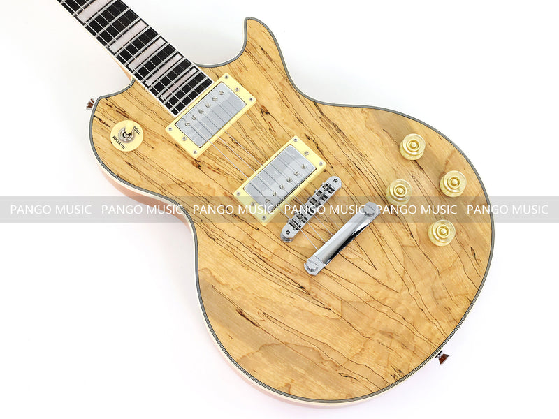 PANGO MUSIC XG Series XLP Custom Electric Guitar with Spalted Maple Top (XLP-105)