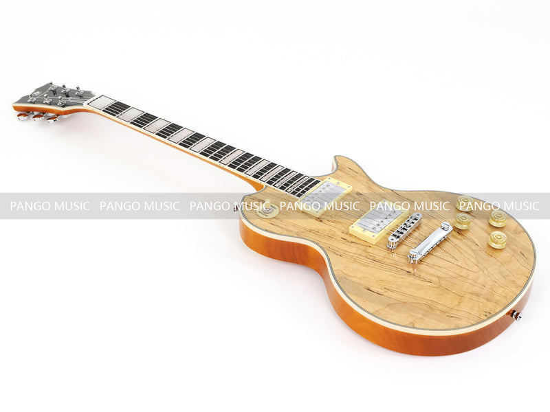 PANGO MUSIC XG Series XLP Custom Electric Guitar with Spalted Maple Top (XLP-105)