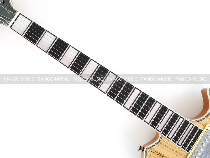 PANGO MUSIC XG Series XLP Custom Electric Guitar with Spalted Maple Top (XLP-105)