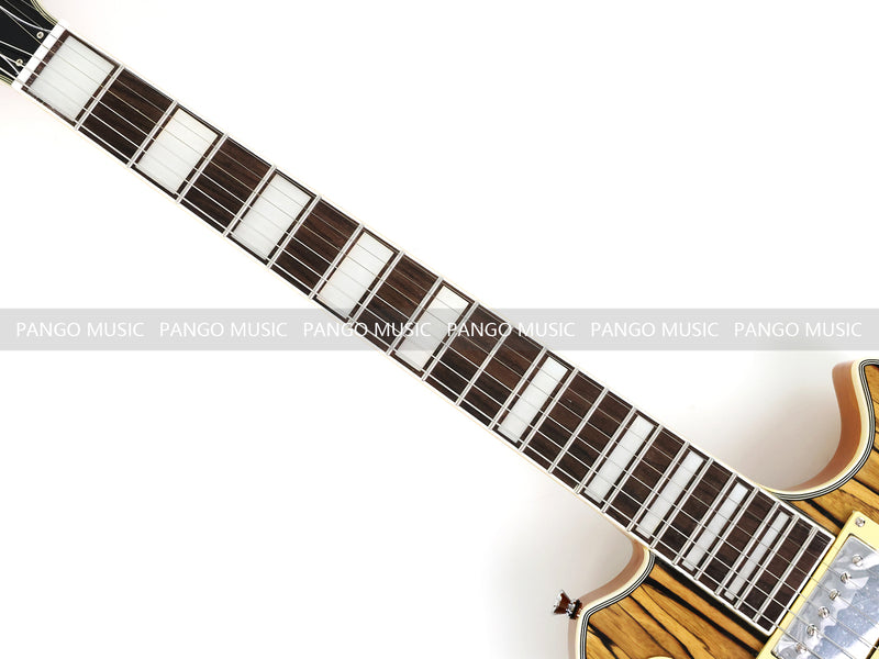 PANGO MUSIC XG Series XLP Custom Electric Guitar with Spalted Maple Top (XLP-122)