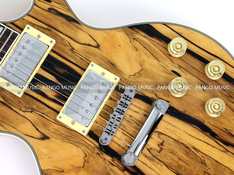 PANGO MUSIC XG Series XLP Custom Electric Guitar with Spalted Maple Top (XLP-122)