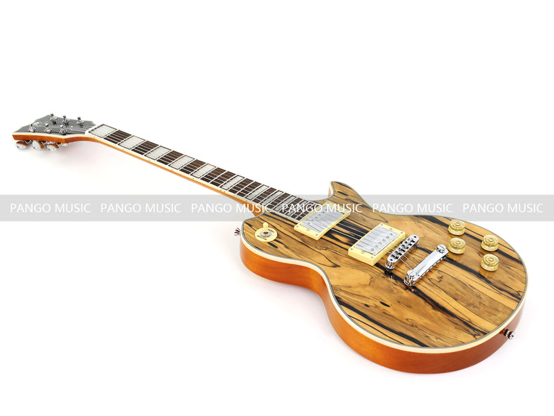 PANGO MUSIC XG Series XLP Custom Electric Guitar with Spalted Maple Top (XLP-122)