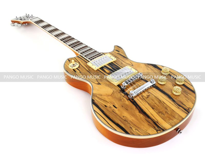 PANGO MUSIC XG Series XLP Custom Electric Guitar with Spalted Maple Top (XLP-122)