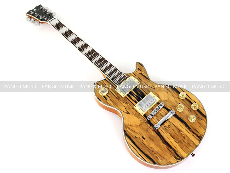 PANGO MUSIC XG Series XLP Custom Electric Guitar with Spalted Maple Top (XLP-122)