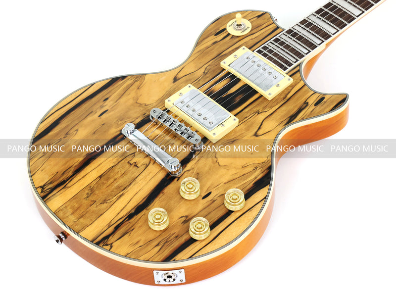 PANGO MUSIC XG Series XLP Custom Electric Guitar with Spalted Maple Top (XLP-122)