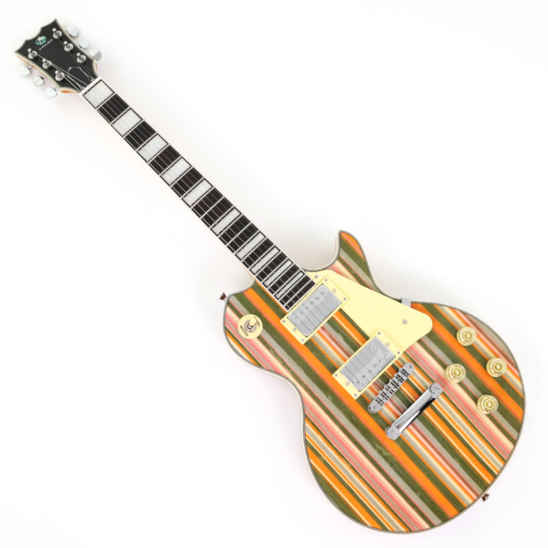 PANGO MUSIC XG Series XLP Custom Electric Guitar with SpectraPly Wood Veneer Top (XLP-116)