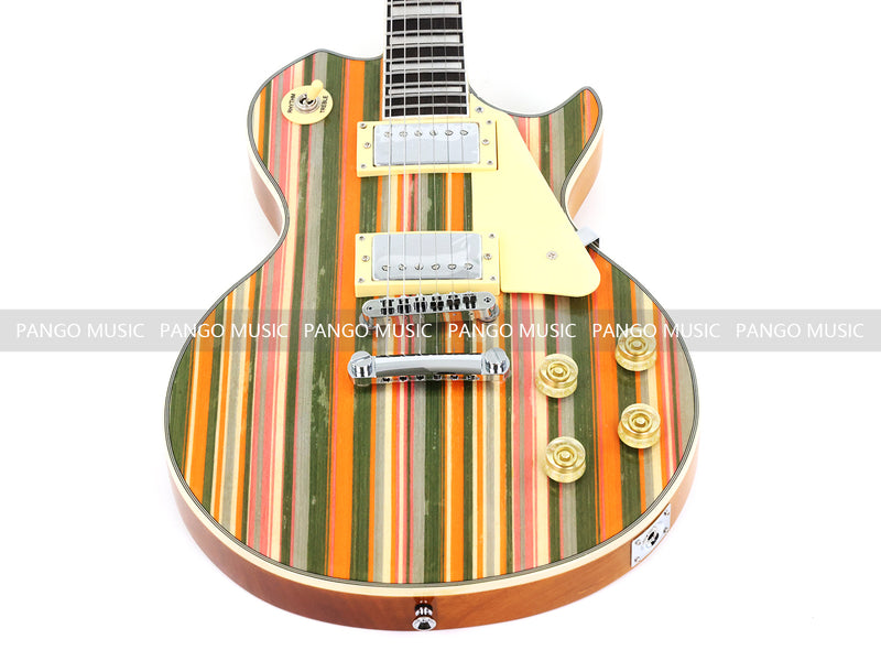 PANGO MUSIC XG Series XLP Custom Electric Guitar with SpectraPly Wood Veneer Top (XLP-116)