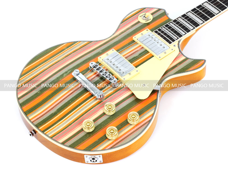 PANGO MUSIC XG Series XLP Custom Electric Guitar with SpectraPly Wood Veneer Top (XLP-116)