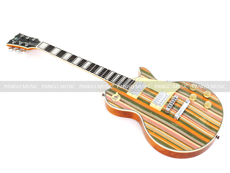 PANGO MUSIC XG Series XLP Custom Electric Guitar with SpectraPly Wood Veneer Top (XLP-116)