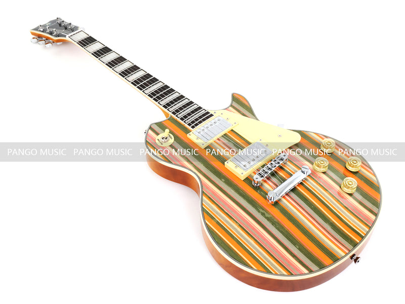 PANGO MUSIC XG Series XLP Custom Electric Guitar with SpectraPly Wood Veneer Top (XLP-116)