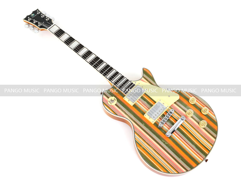 PANGO MUSIC XG Series XLP Custom Electric Guitar with SpectraPly Wood Veneer Top (XLP-116)
