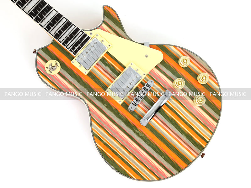 PANGO MUSIC XG Series XLP Custom Electric Guitar with SpectraPly Wood Veneer Top (XLP-116)