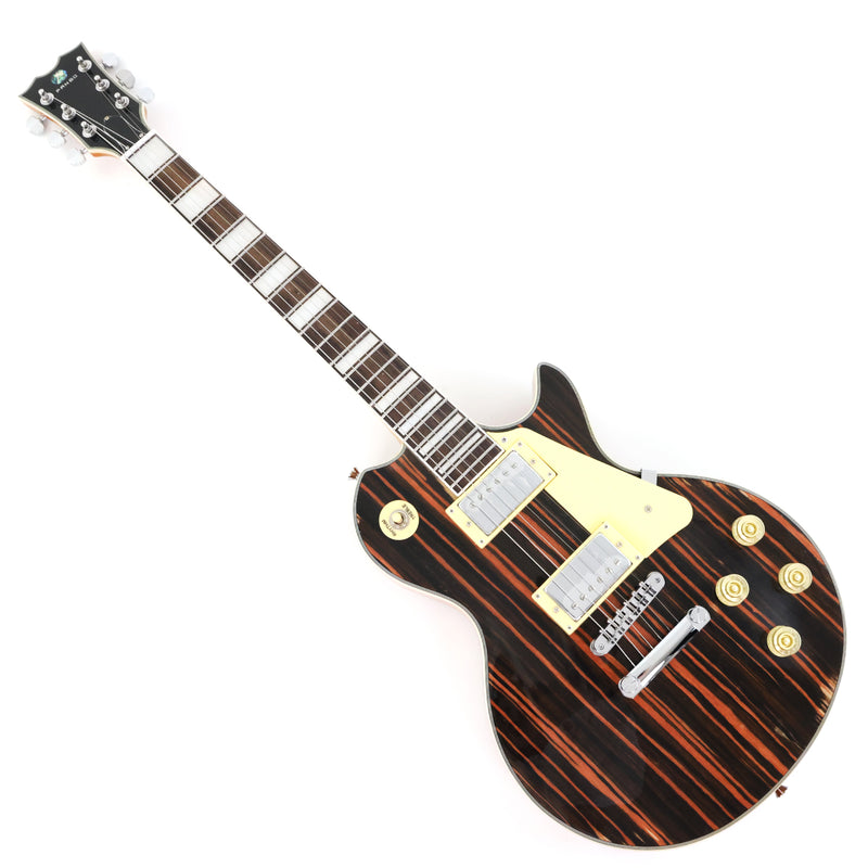 PANGO MUSIC XG Series XLP Custom Electric Guitar with Zebrawood Top (XLP-104)