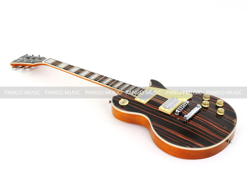 PANGO MUSIC XG Series XLP Custom Electric Guitar with Zebrawood Top (XLP-104)