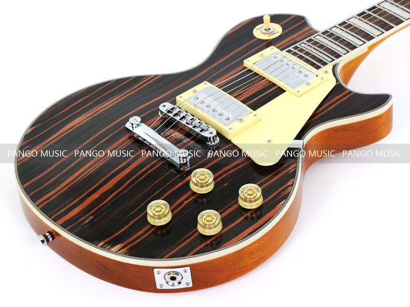 PANGO MUSIC XG Series XLP Custom Electric Guitar with Zebrawood Top (XLP-104)