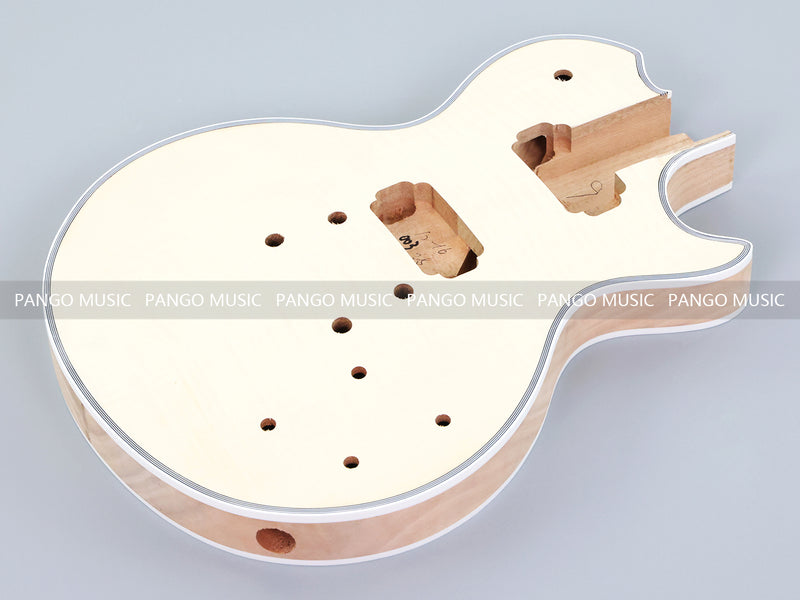 PANGO MUSIC XG Series XLP Custom Flamed Maple Top DIY Electric Guitar Kit (XLP-003)