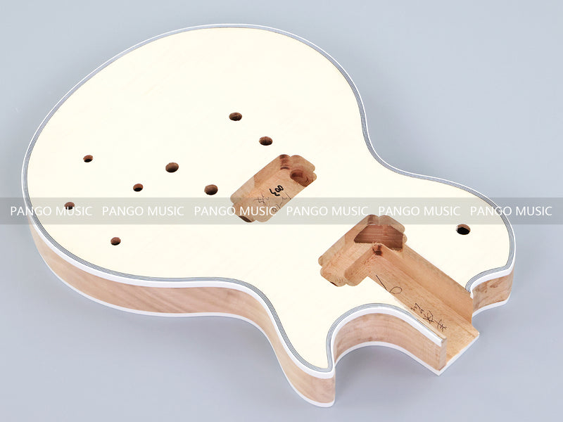 PANGO MUSIC XG Series XLP Custom Flamed Maple Top DIY Electric Guitar Kit (XLP-003)
