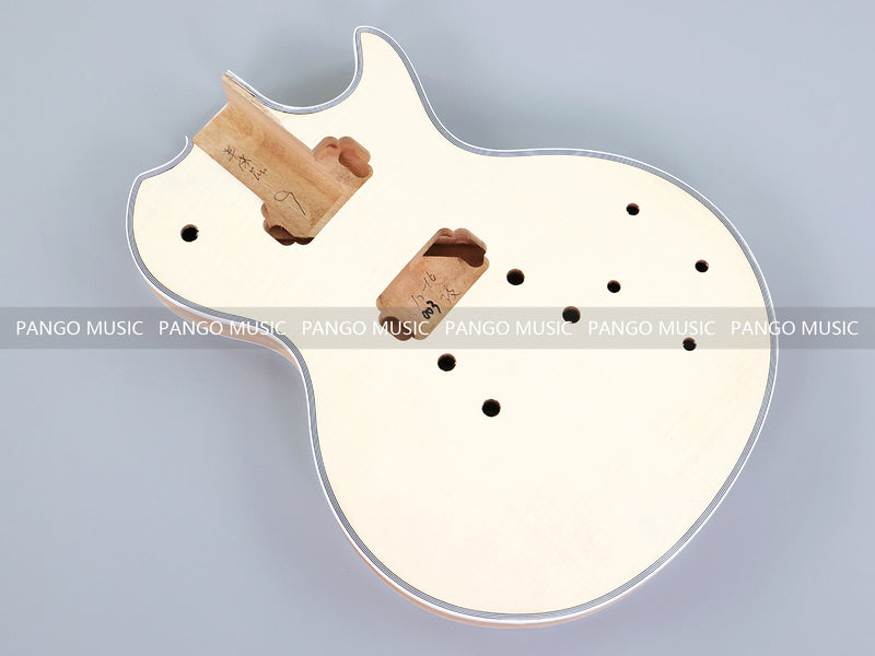 PANGO MUSIC XG Series XLP Custom Flamed Maple Top DIY Electric Guitar Kit (XLP-003)