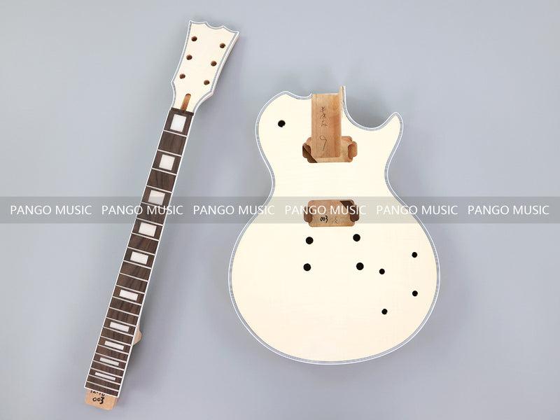 PANGO MUSIC XG Series XLP Custom Flamed Maple Top DIY Electric Guitar Kit (XLP-003)
