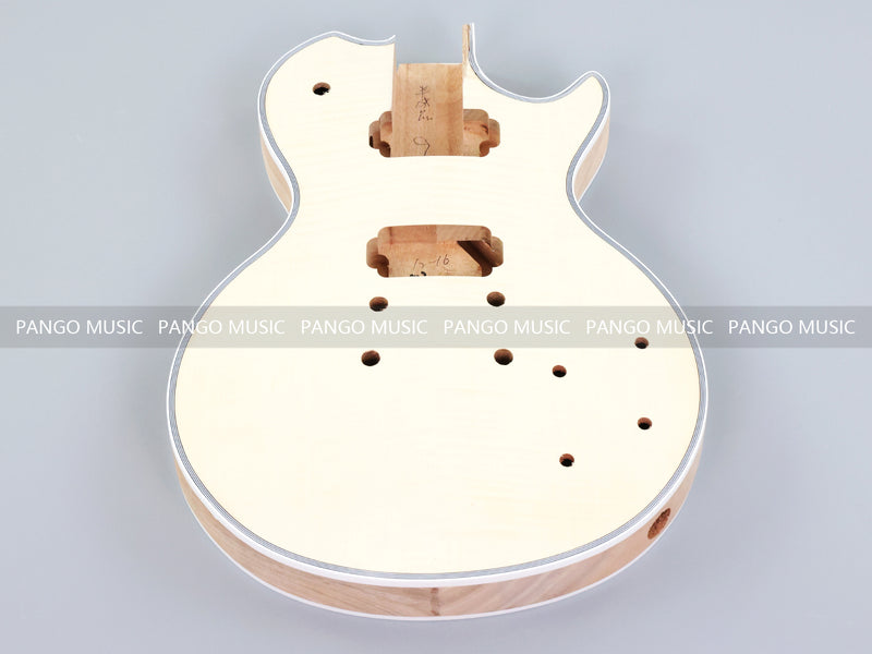 PANGO MUSIC XG Series XLP Custom Flamed Maple Top DIY Electric Guitar Kit (XLP-003)
