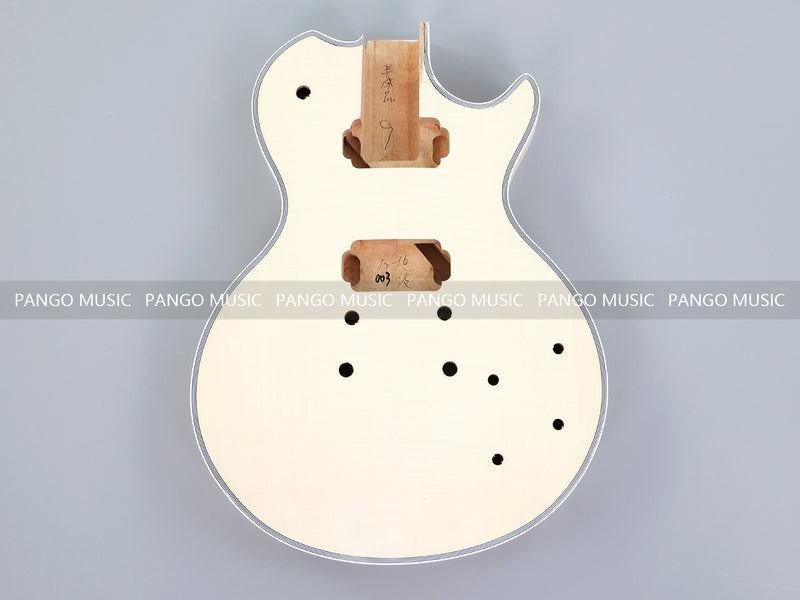 PANGO MUSIC XG Series XLP Custom Flamed Maple Top DIY Electric Guitar Kit (XLP-003)