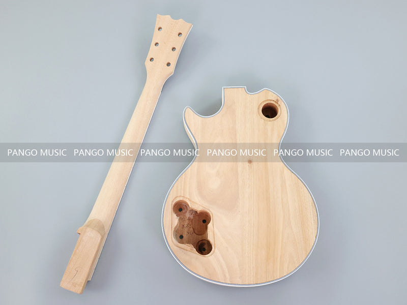 PANGO MUSIC XG Series XLP Custom Flamed Maple Top DIY Electric Guitar Kit (XLP-003)