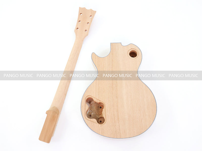 PANGO MUSIC XG Series XLP Custom Padou Veneer Top DIY Electric Guitar Kit (XLP-001)