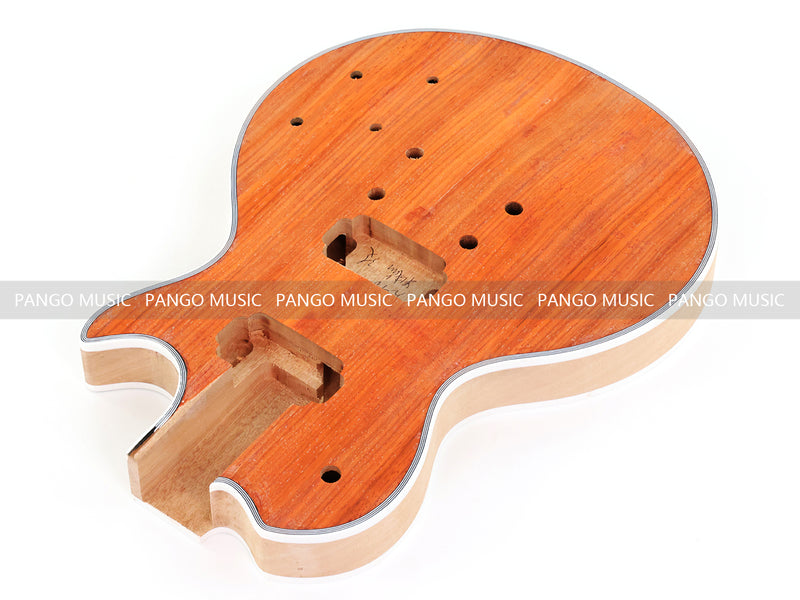 PANGO MUSIC XG Series XLP Custom Padou Veneer Top DIY Electric Guitar Kit (XLP-001)